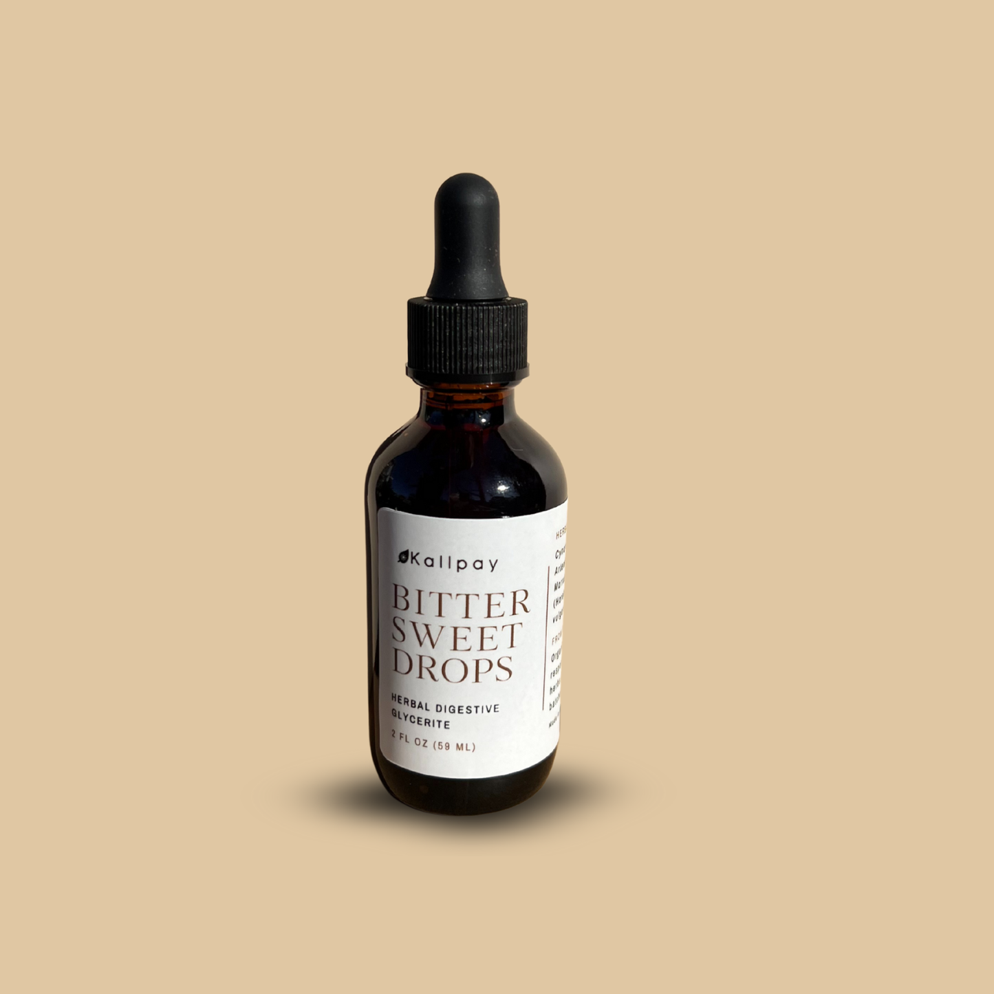 Bitter Sweet Drops - Digestive Bitters (Glycerite) - 2 oz