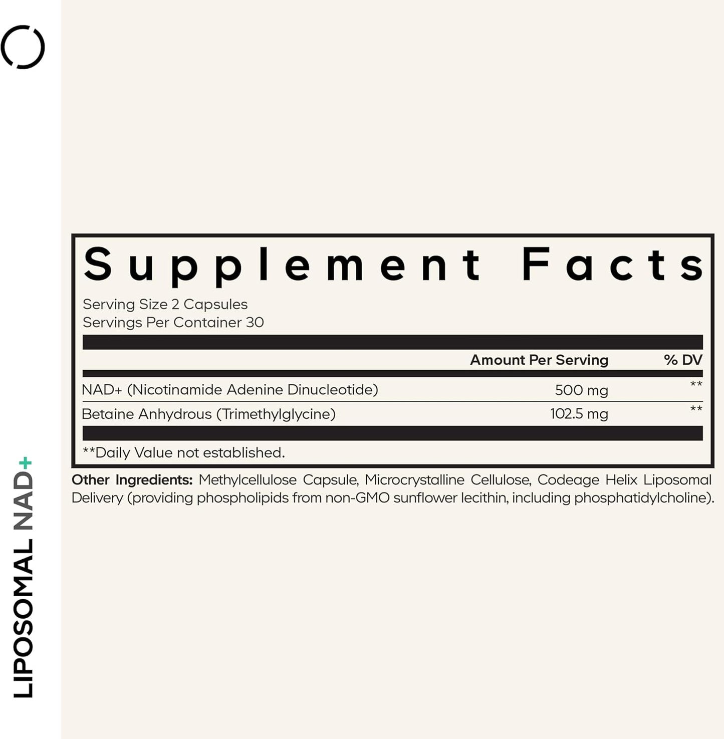 Codeage Liposomal NAD+ - Kallpay