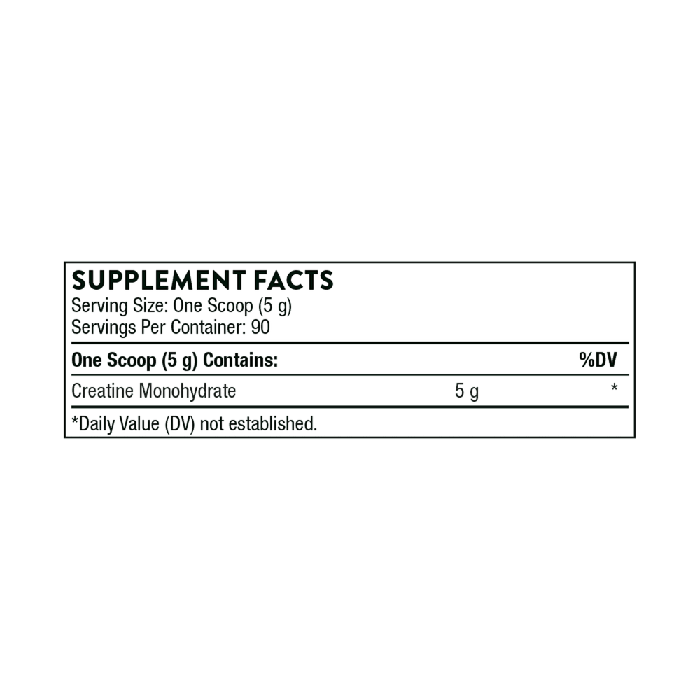 Thorne Creatine - Micronized Creatine Monohydrate Powder - Kallpay