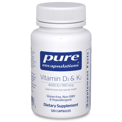 Pure Encapsulations Vitamin D3 & K2
