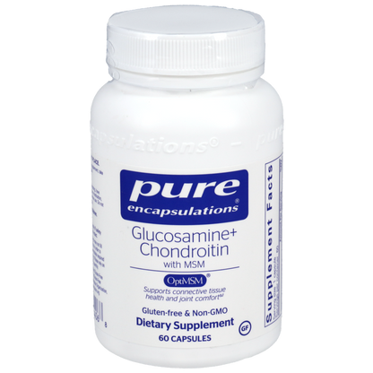 Pure Encapsulations Glucosamine and Chondroitin + MSM - 60 Capsules