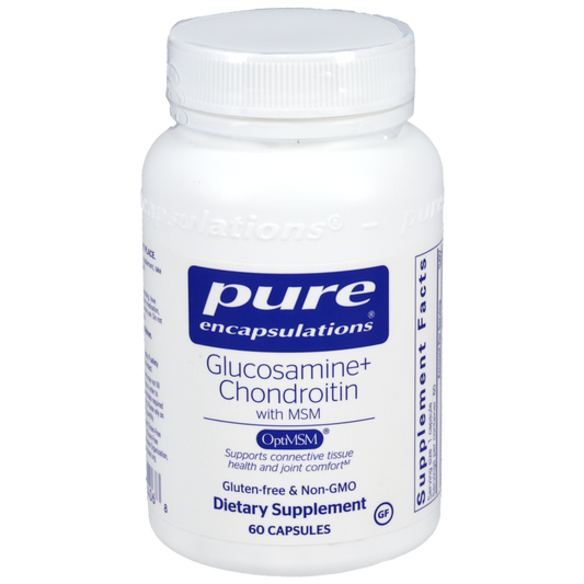 Pure Encapsulations Glucosamine and Chondroitin + MSM - 60 Capsules