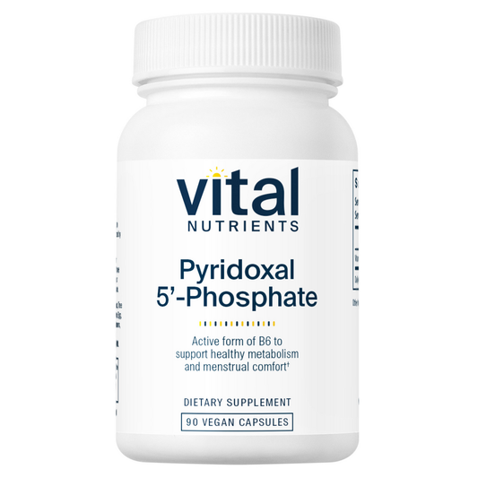 Vital Nutrients Pyridoxal-5-Phosphate 50mg with Active form of Vitamin B6