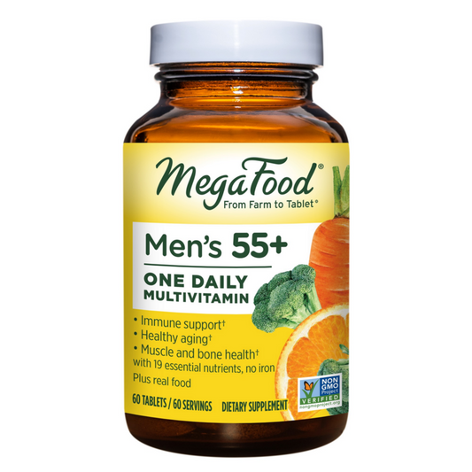 MegaFood Men Over 55 One Daily - 60 Tablets