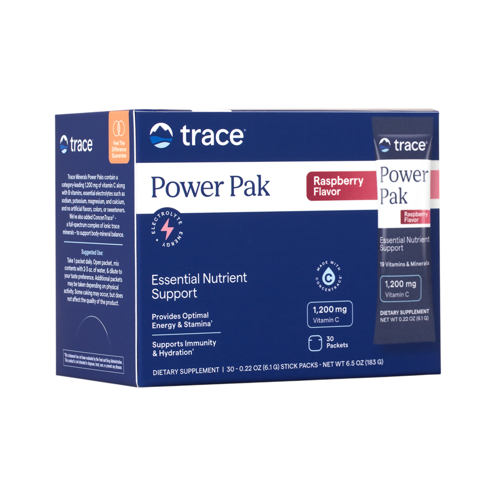 Trace Minerals Research Electrolyte Stamina Power Pak - Raspberry