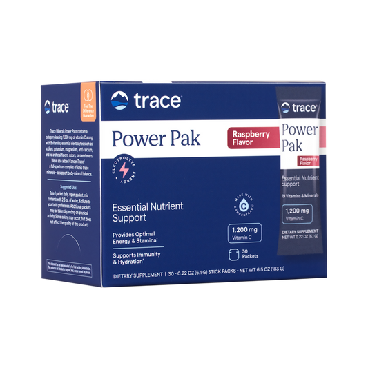 Trace Minerals Research Electrolyte Stamina Power Pak - Raspberry