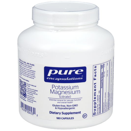 Pure Encapsulations Potassium Magnesium Citrate - 180 capsules