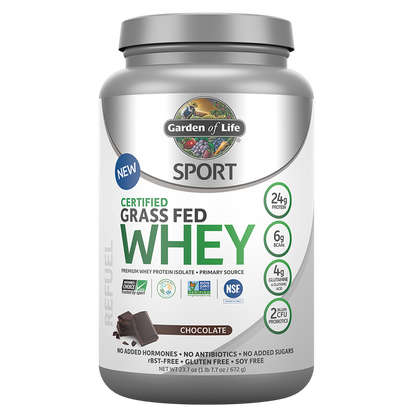 Garden of Life SPORT Grass Fed Whey Protein