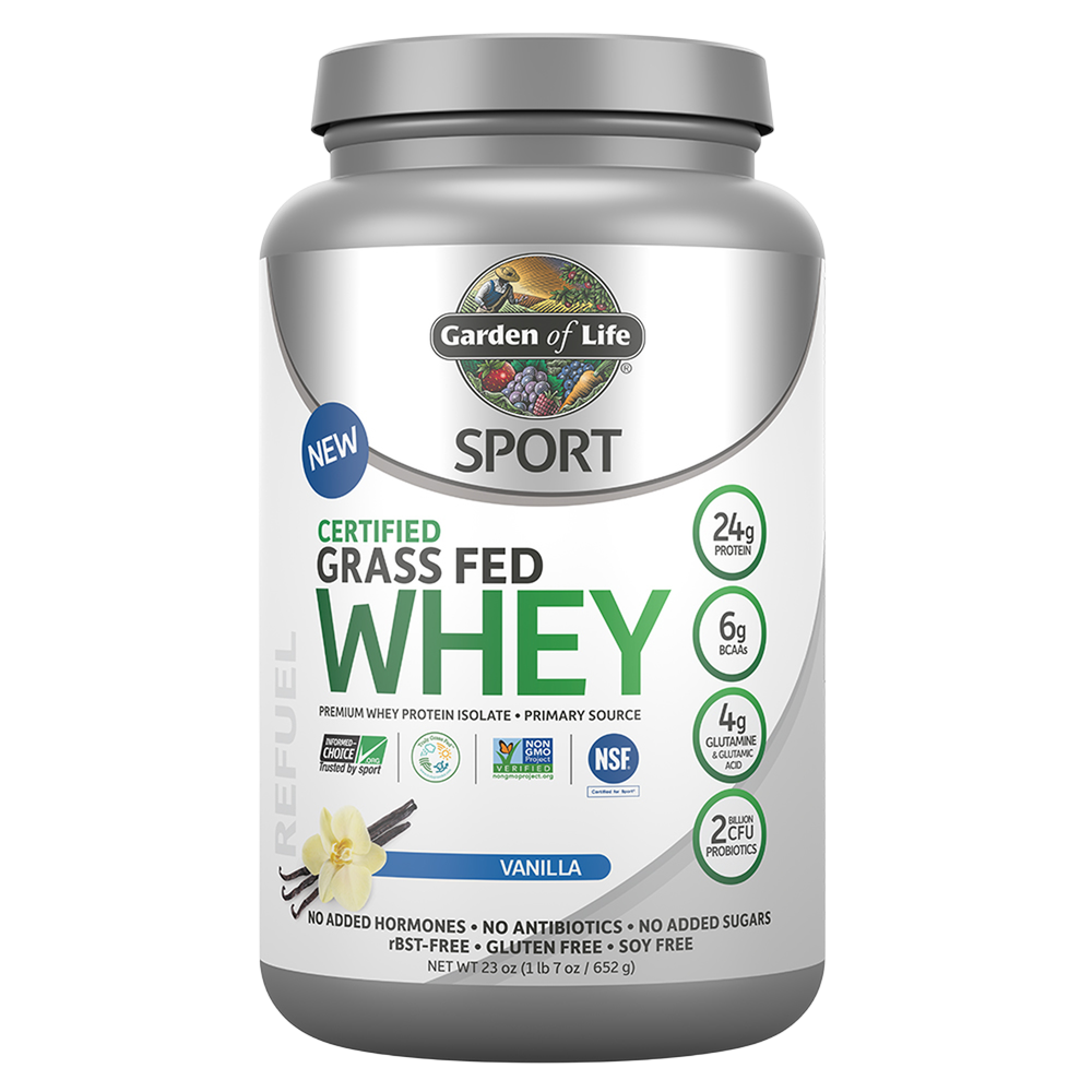 Garden of Life SPORT Grass Fed Whey Protein