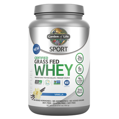 Garden of Life SPORT Grass Fed Whey Protein