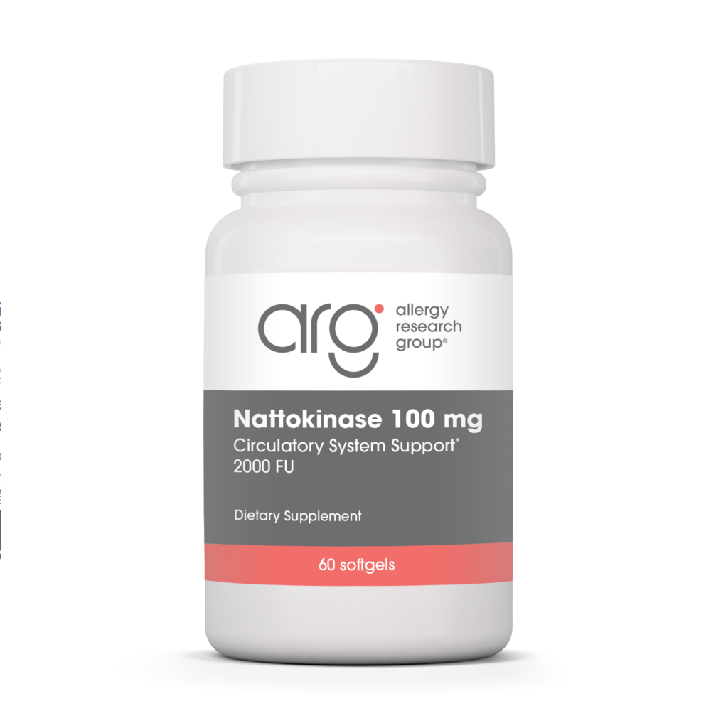 Allergy Research Group Nattokinase Circulatory Systemic Enzymes - 60 softgels