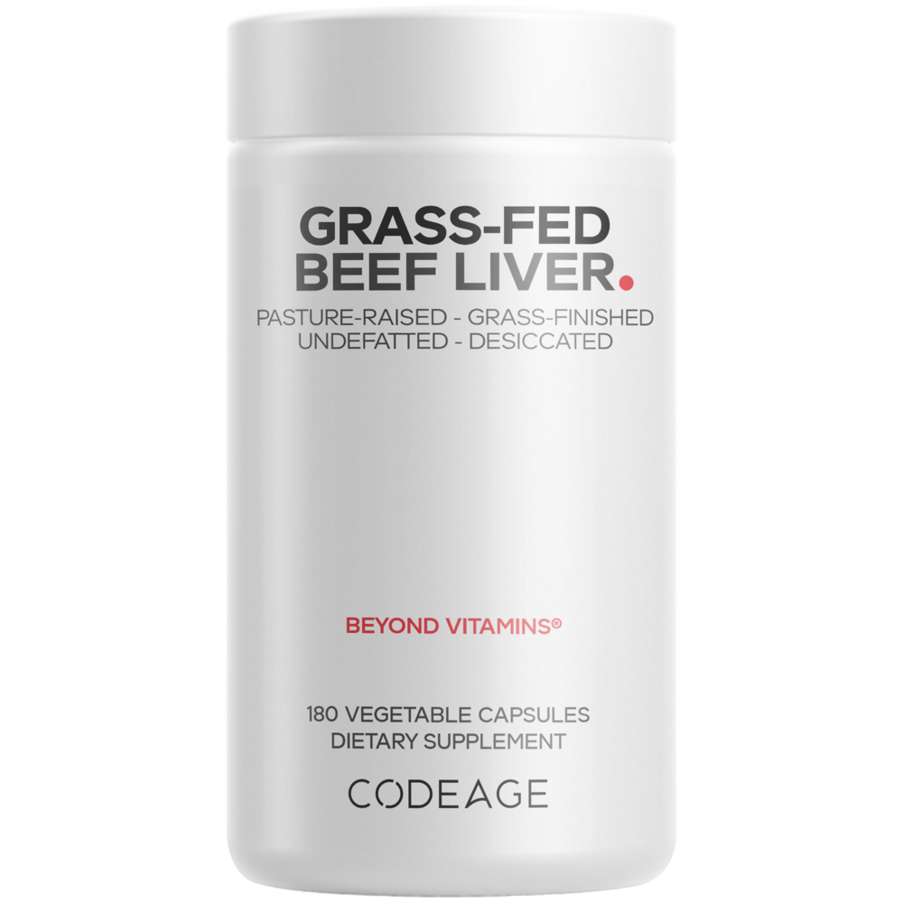 Codeage Grass-Fed Beef Liver - 180 capsules