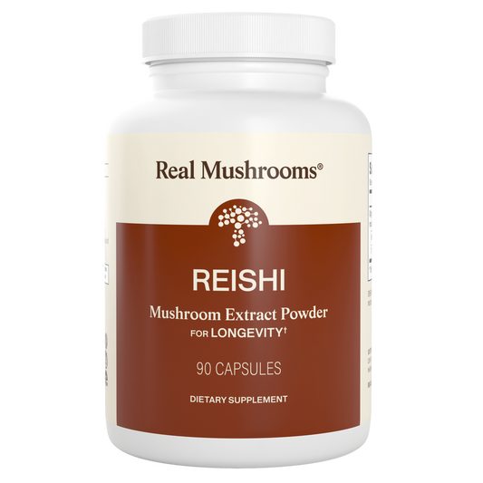 Real Mushrooms Reishi Mushroom Extract - 90 Capsules