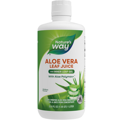 Nature's Way Aloe Vera Gel and Juice (Berry) - 33.8 Fl Oz
