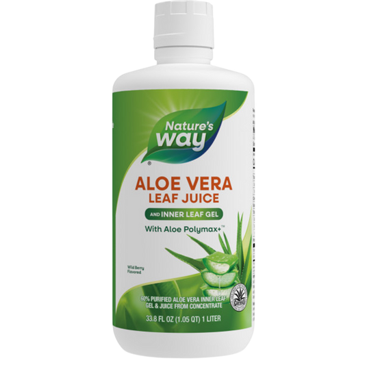 Nature's Way Aloe Vera Gel and Juice (Berry) - 33.8 Fl Oz