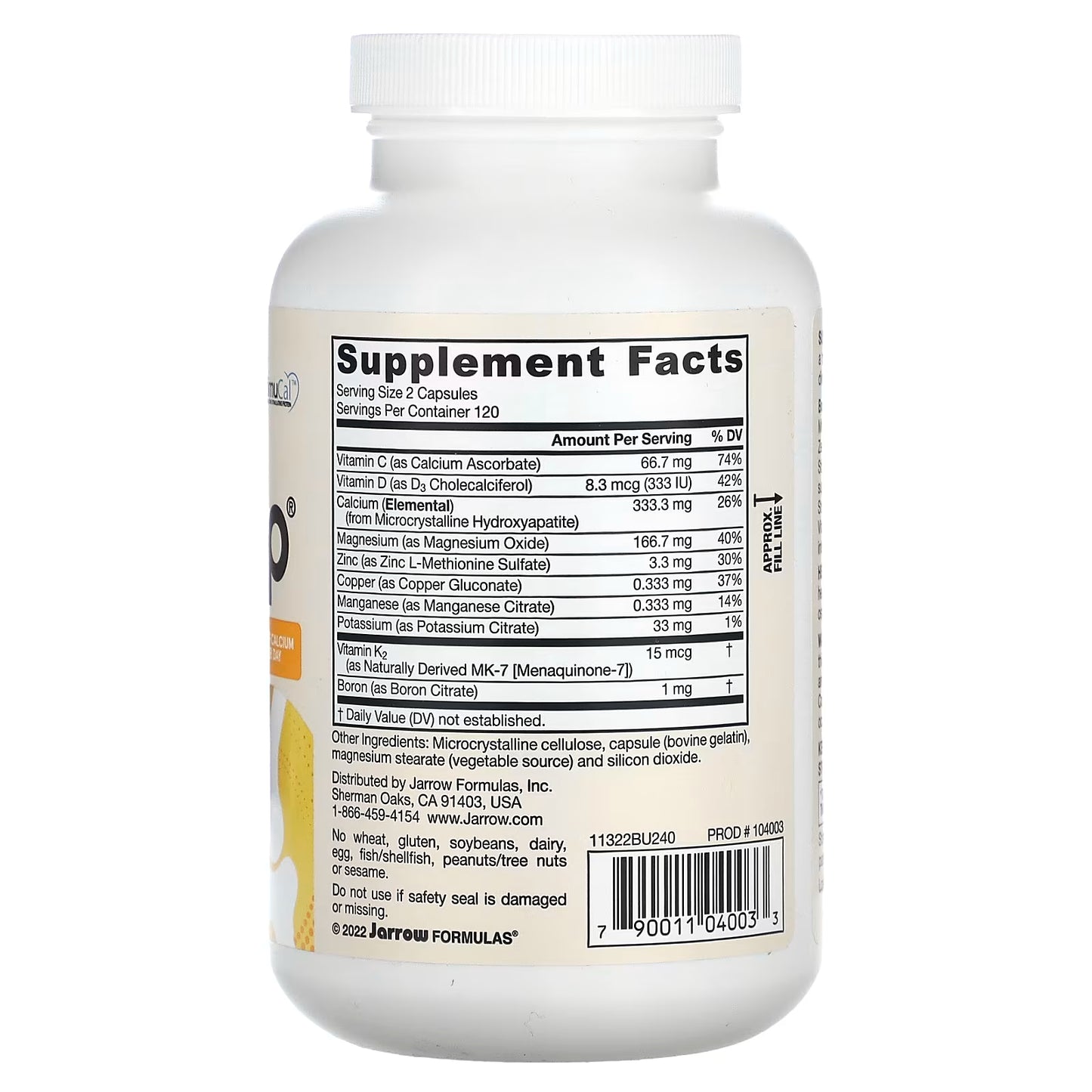 Jarrow Bone-Up - 240 Capsules