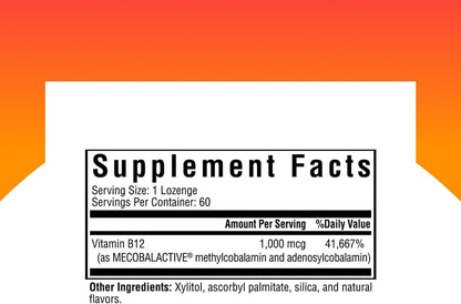 Seeking Health Methyl B12 1000mcg - 60 lozenges