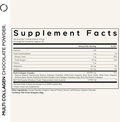 Codeage Multi Collagen Powder Chocolate