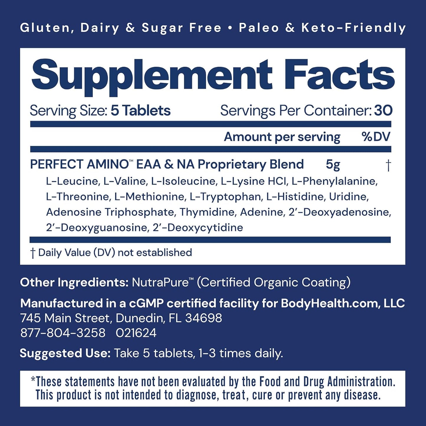 BodyHealth Perfect Amino Tablet - Kallpay