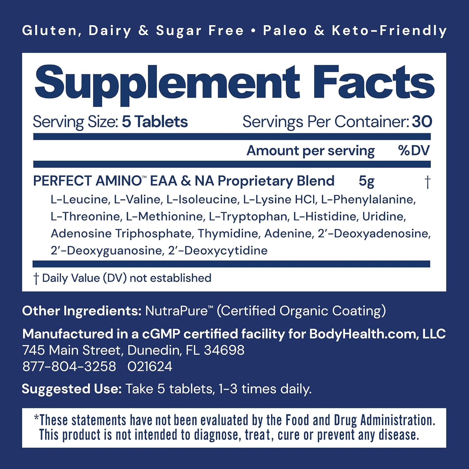 BodyHealth Perfect Amino Tablet - Kallpay