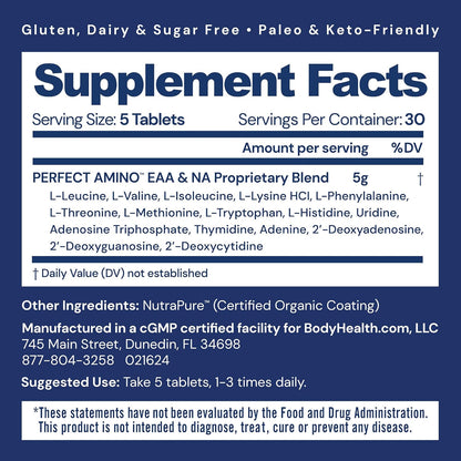 BodyHealth Perfect Amino Tablet - Kallpay