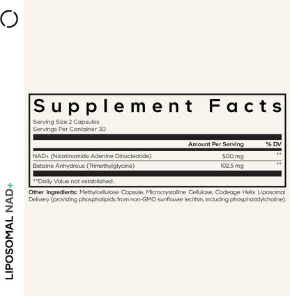 Codeage Liposomal NAD+ - Kallpay
