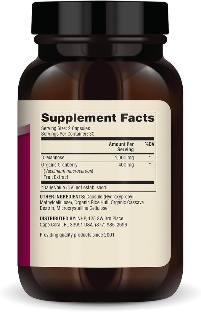 Dr. Mercola D - Mannose and Cranberry Extract - Kallpay