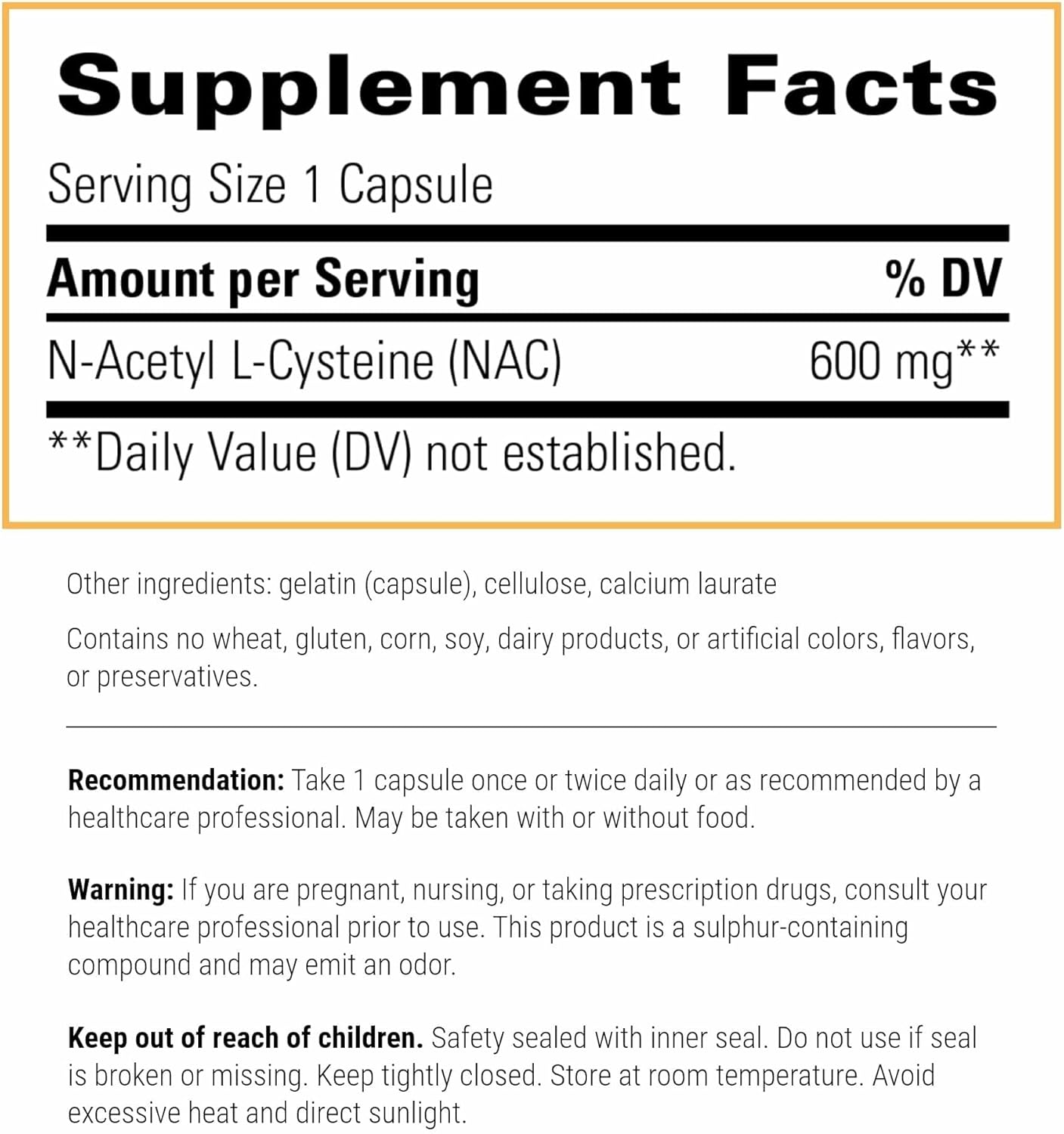 Integrative Therapeutics NAC N - Acetyl L - Cysteine - 60 Capsules - Kallpay