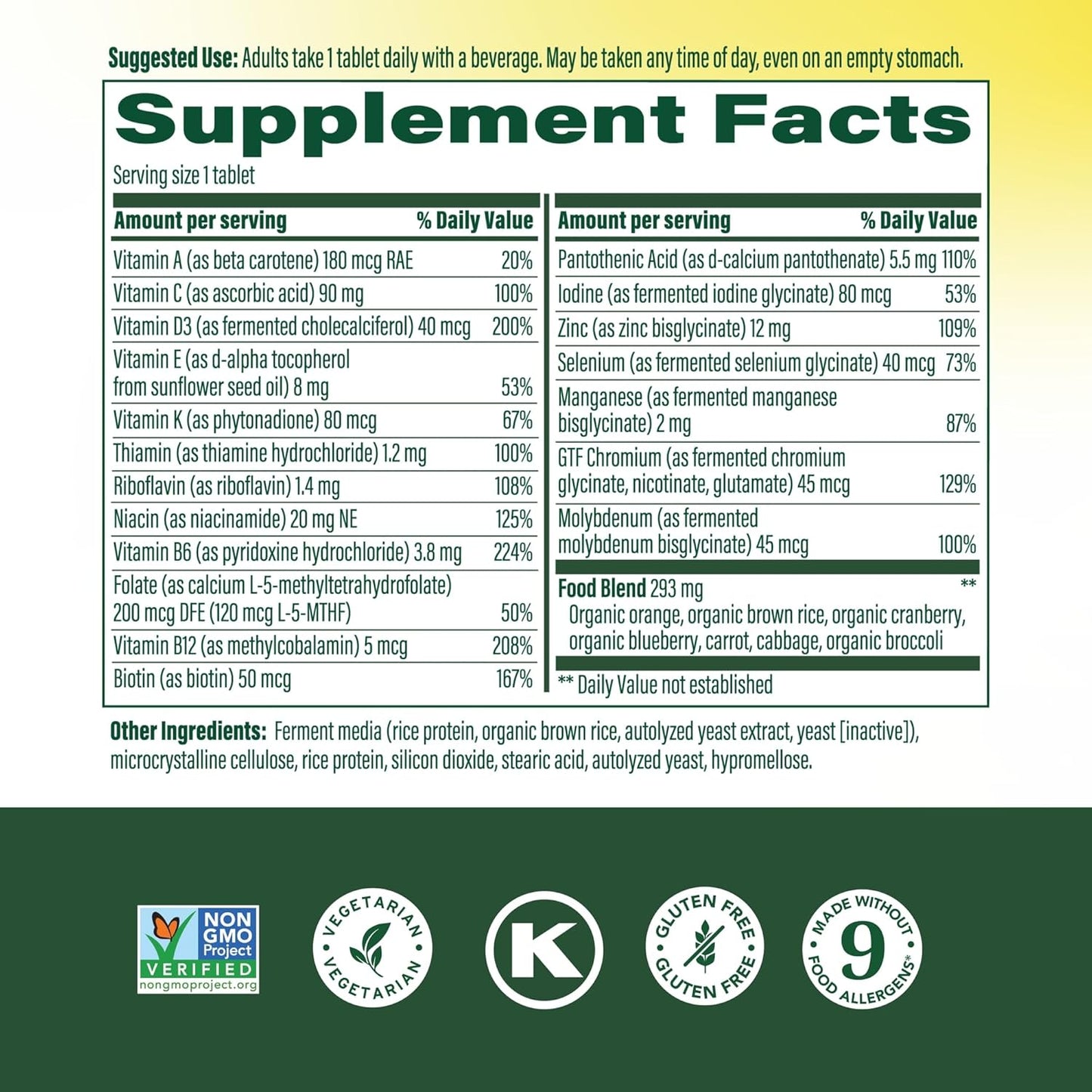MegaFood Men Over 55 One Daily - 60 Tablets - Kallpay