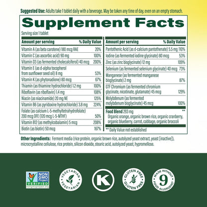 MegaFood Men Over 55 One Daily - 60 Tablets - Kallpay