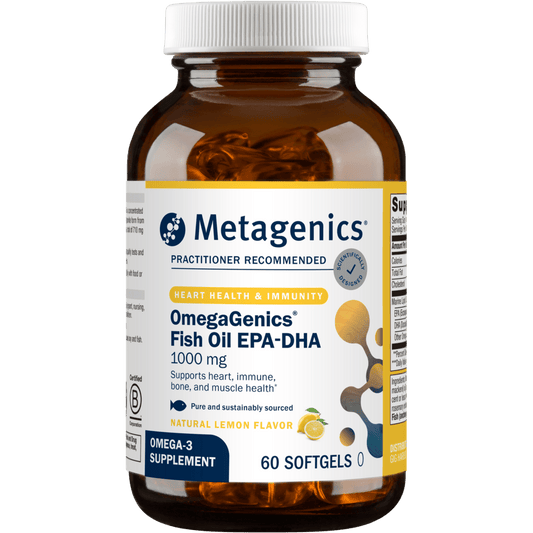 Metagenics OmegaGenics EPA - DHA 1000 Fish Oil - 60 Softgels - Kallpay