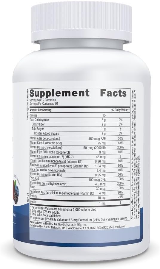 Nordic Naturals Women's Multivitamin Gummies - Kallpay