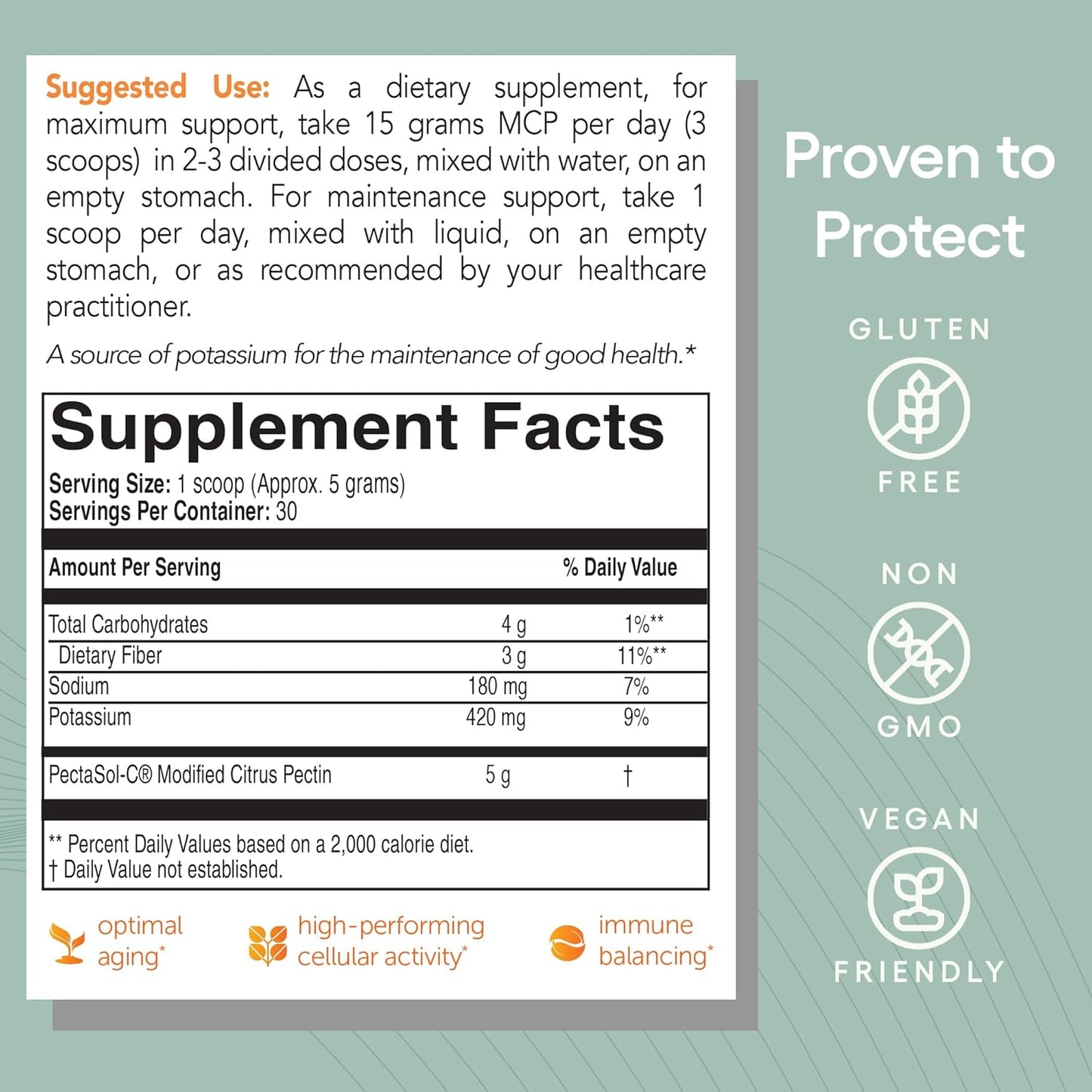 PectaSol Modified Citrus Pectin Unflavored Powder - Kallpay