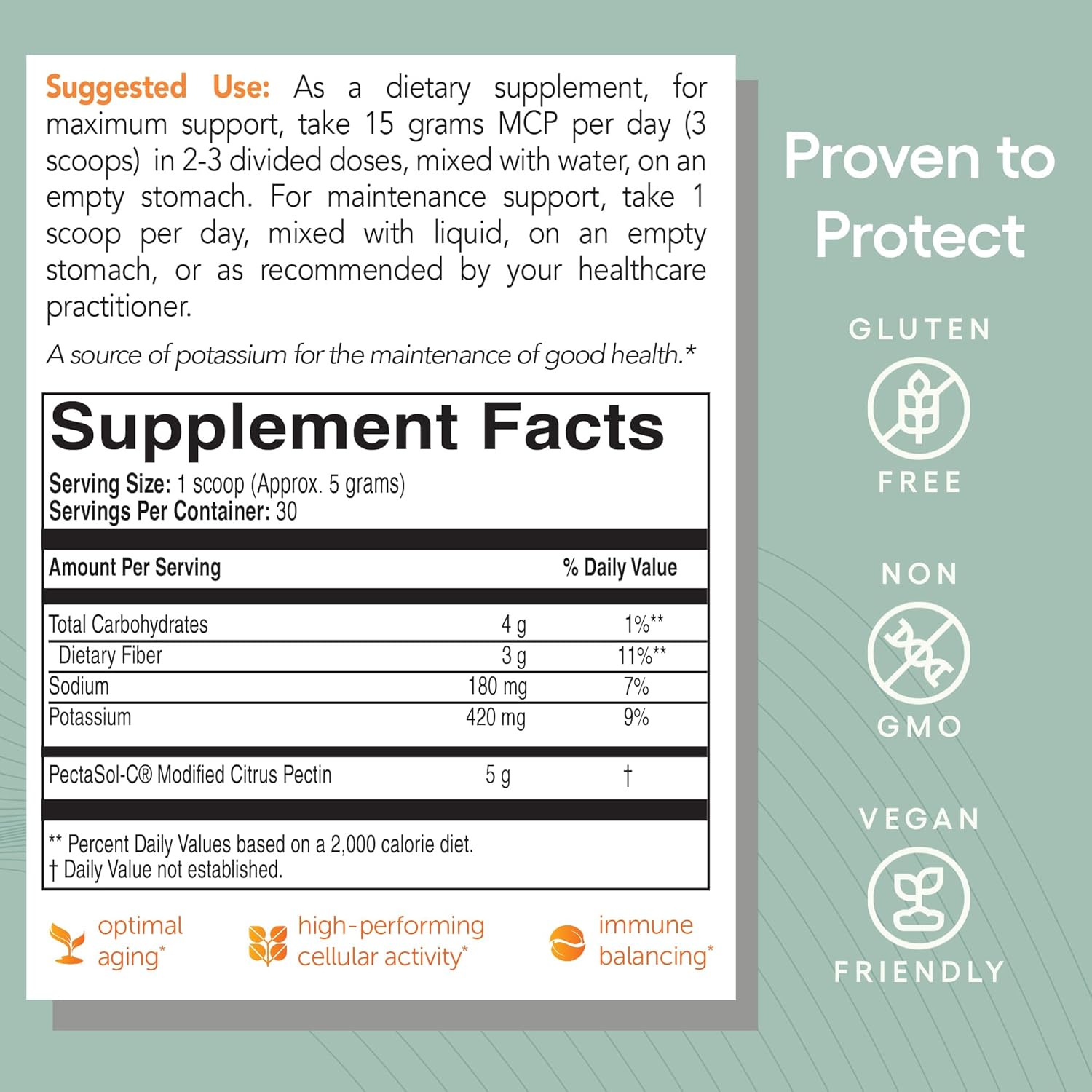 PectaSol Modified Citrus Pectin Unflavored Powder - Kallpay