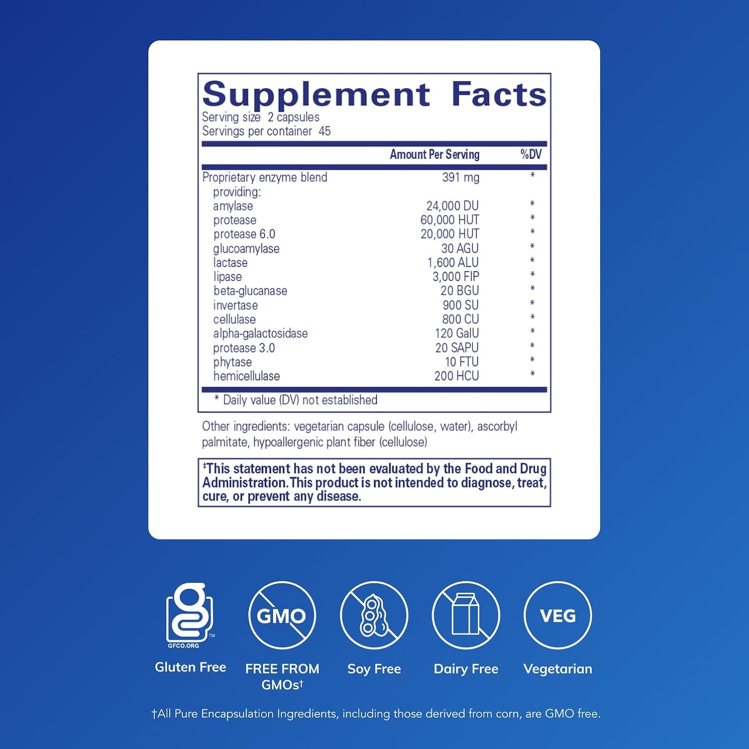 Pure Encapsulations Digestive Enzymes Ultra - Kallpay