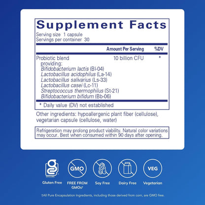 Pure Encapsulations Probiotic G.I. - Kallpay