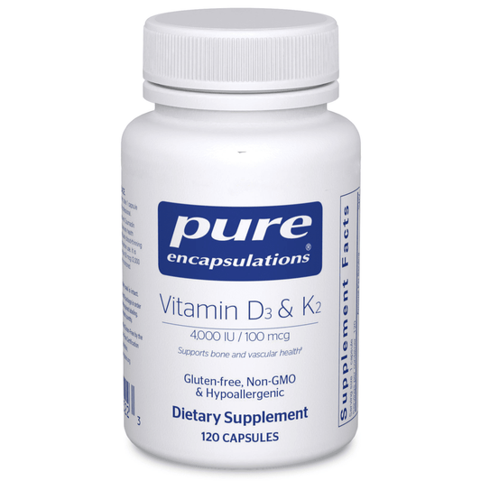 Pure Encapsulations Vitamin D3 & K2 - Kallpay