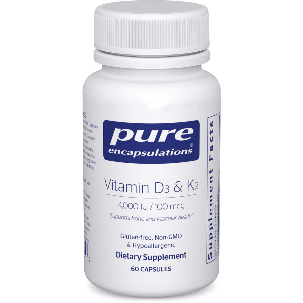 Pure Encapsulations Vitamin D3 & K2 - Kallpay