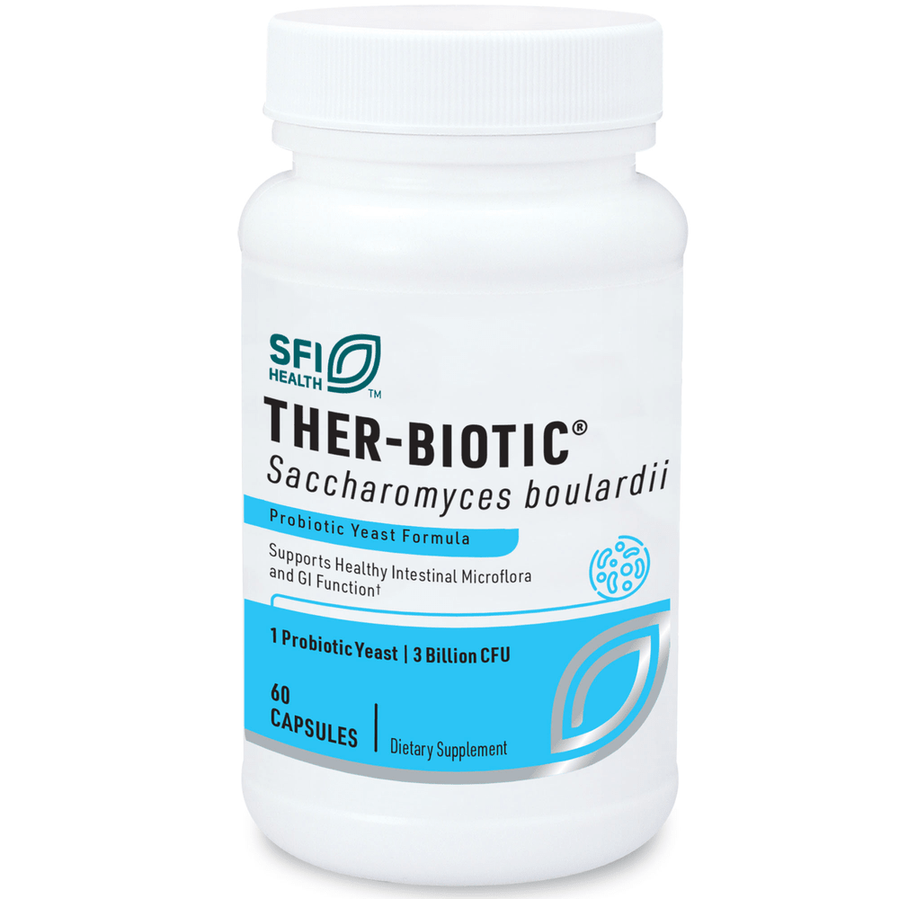 SFI Health Ther - Biotic® Saccharomyces Boulardii Probiotic Yeast Formula - 60 Capsules - Kallpay