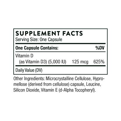 Thorne Vitamin D 5,000 - Kallpay