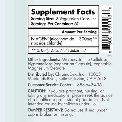 TRU NIAGEN 300mg Nicotinamide Riboside Chloride - Kallpay